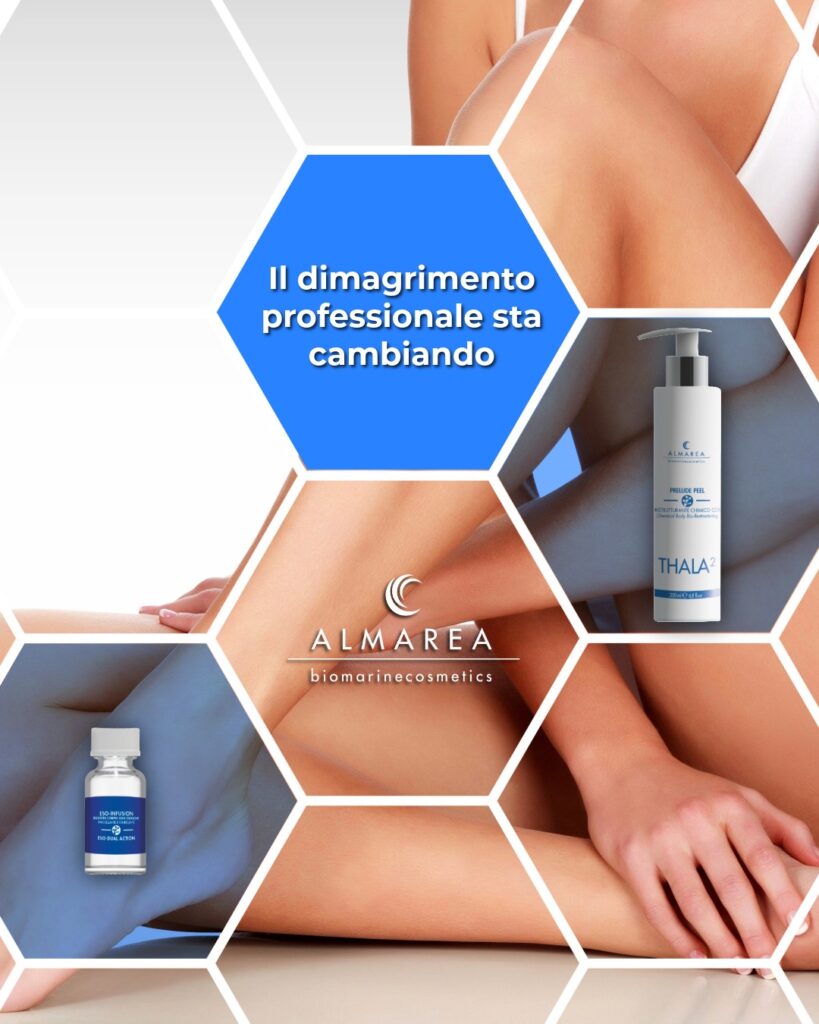 Immagine promozionale peeling chimico corpo e fiala riducente e tonificante con esosomi